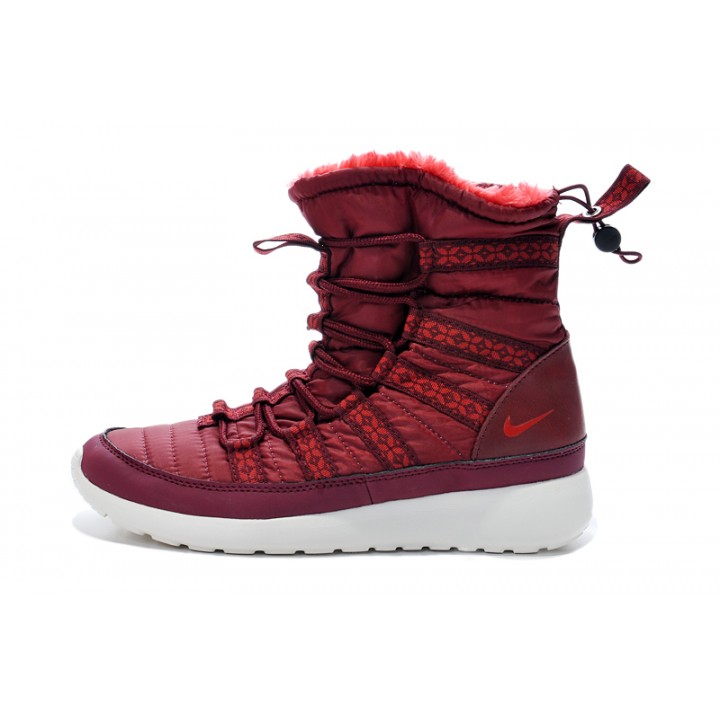 Сапоги Nike WMNS ROSHERUN Sherpa бордо 